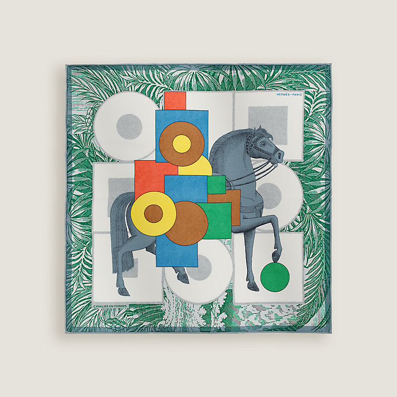 Cavalier en Formes scarf 45 | Hermès USA
